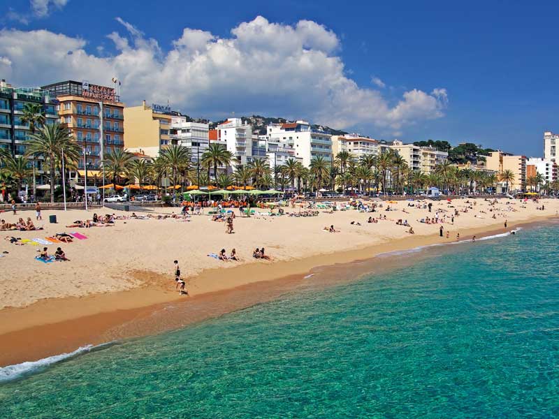 Strand von Lloret de Mar